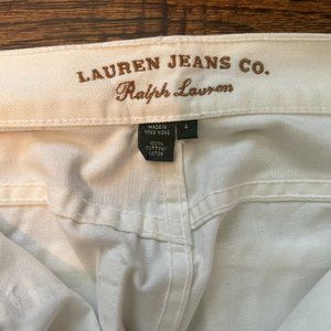 Ralph Lauren, white jeans size 4